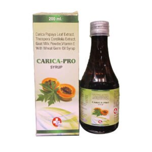 Carica Papaya 375 mg Tinospora Cordifolia 125 mg Goat Milk Powder 50 mg Vitamin E 50 mg Wheat Germ Oil 50 mg