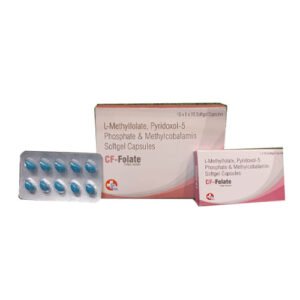 Calcium L-Methylfolate 1 mg methylcobalamin 1500 mcg and pyridoxal 5-phosphate 0.5 mg