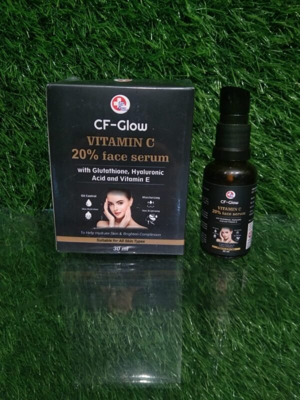 Vitamin c 20% niacinamide 5% coji acid 2% hyaluronic acid and vitamin e with glutathione 2% (face serum)