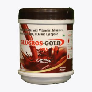 Protein powder with dha and gla chocolate flavour ( same as protect gold packing )