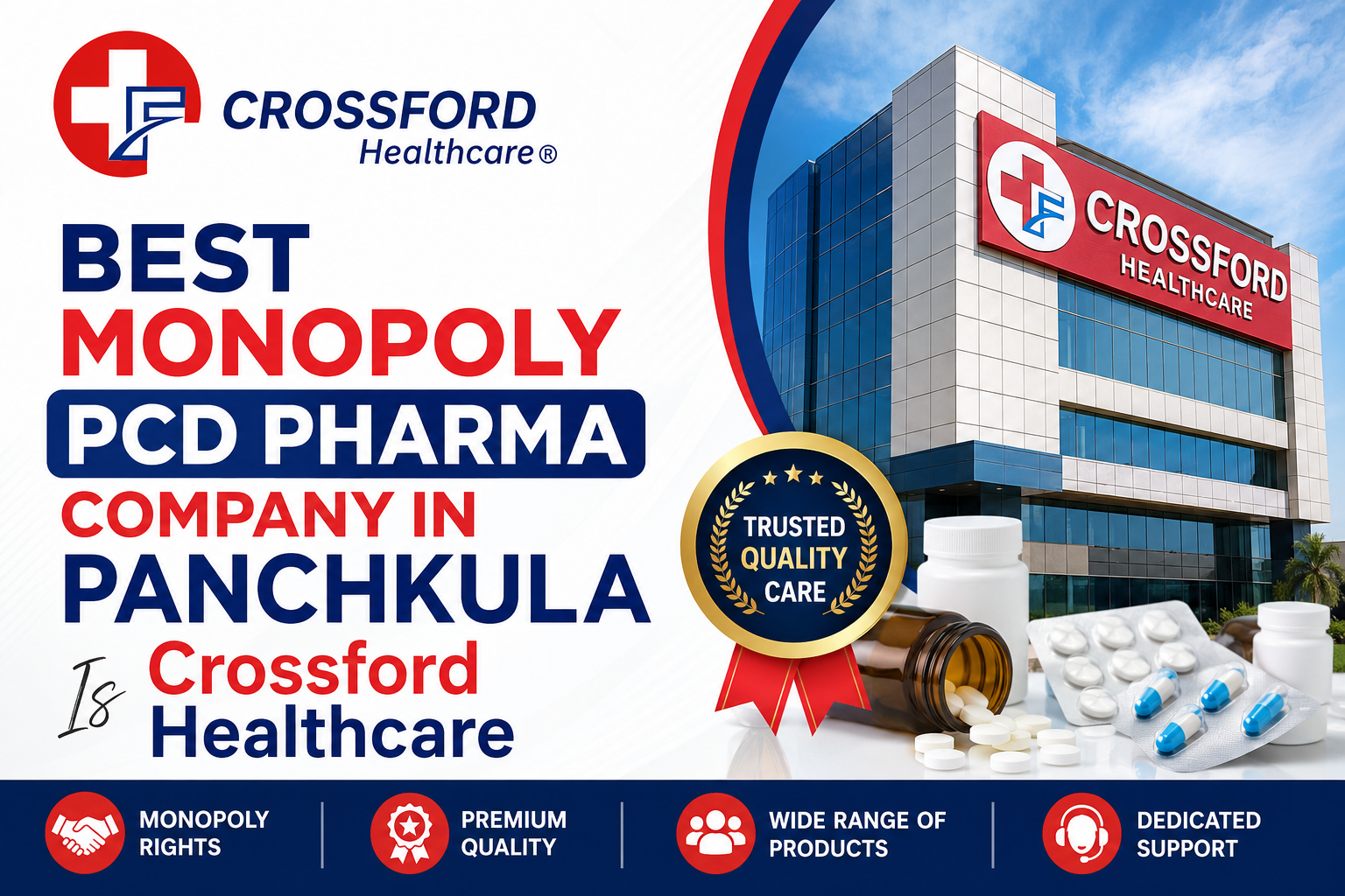 Best Monopoly PCD Pharma Company in Panchkula Is Crossford Healthcare
